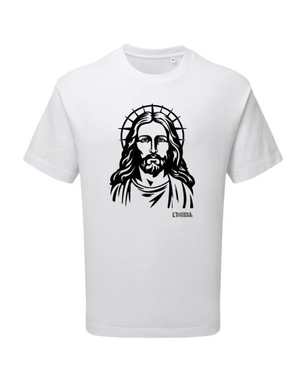 T-shirt Jesus blanc