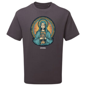 Tshirt Vierge Marie charcoal